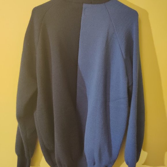 Comme Des Garcons Shirt Two-Tone Cardigan Made in Scotland - Picture 4 of 4